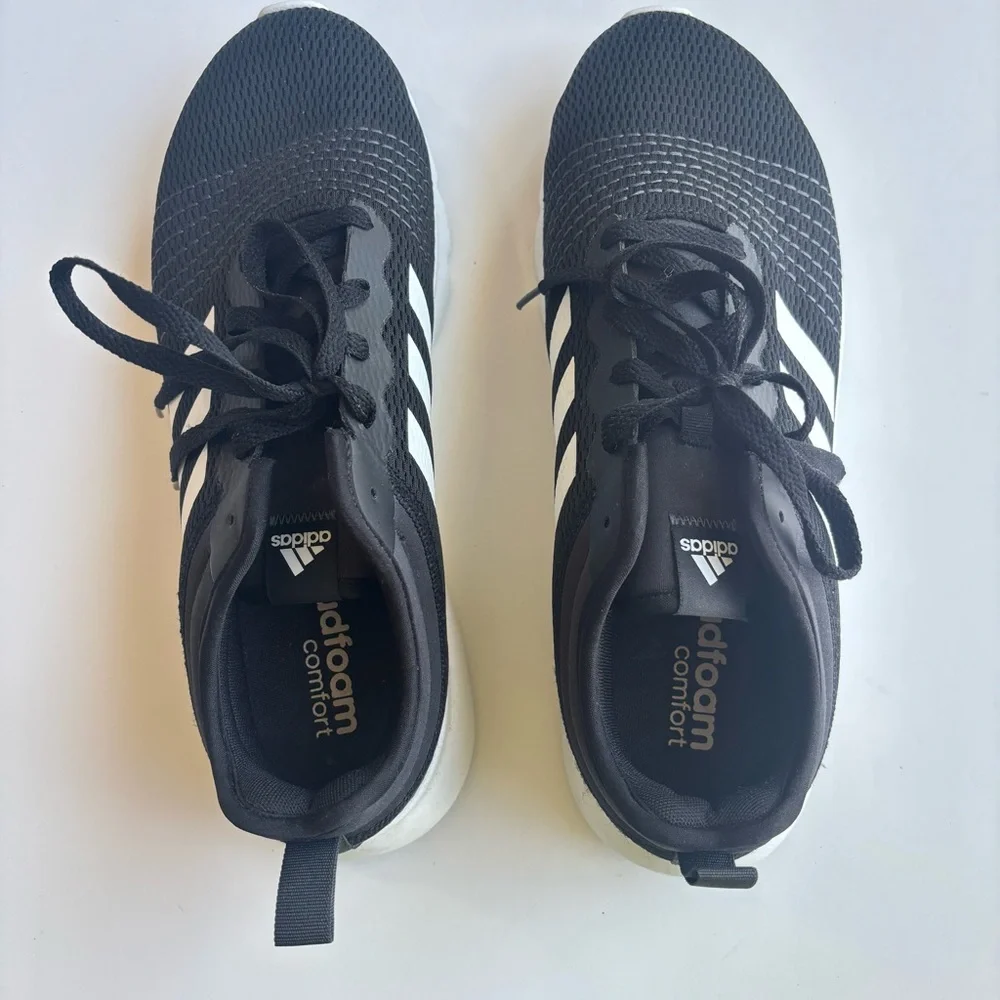 SH2 Adidas Men's Black Cloud foam Sneakers Casual Athletic Shoes 10.5 Streetwear